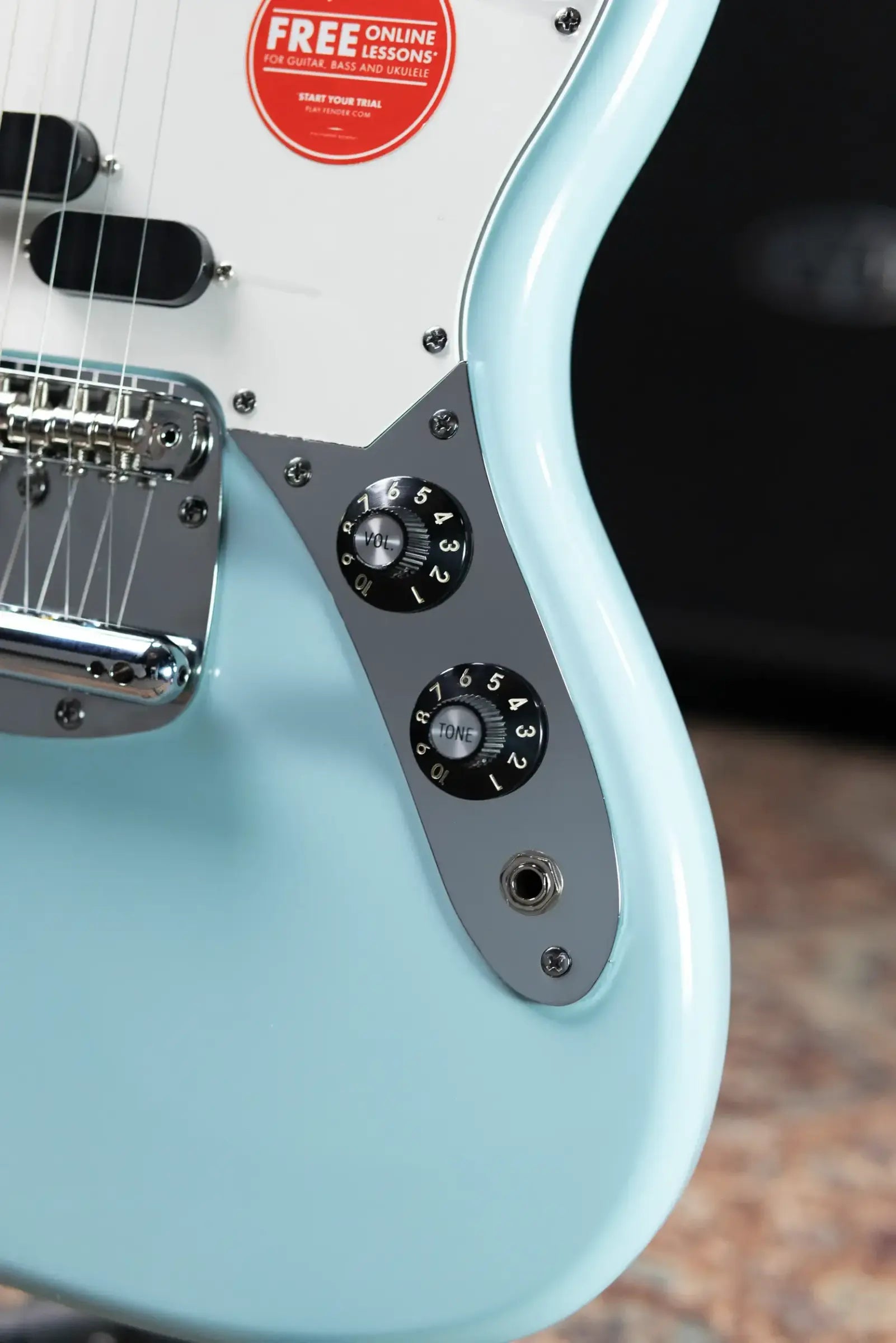 Squier Paranormal Electric VI Electric Guitar - Daphne Blue