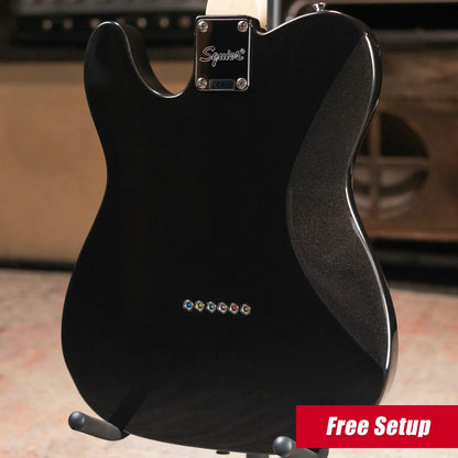 Squier Paranormal Esquire Deluxe Electric Guitar - Metallic Black