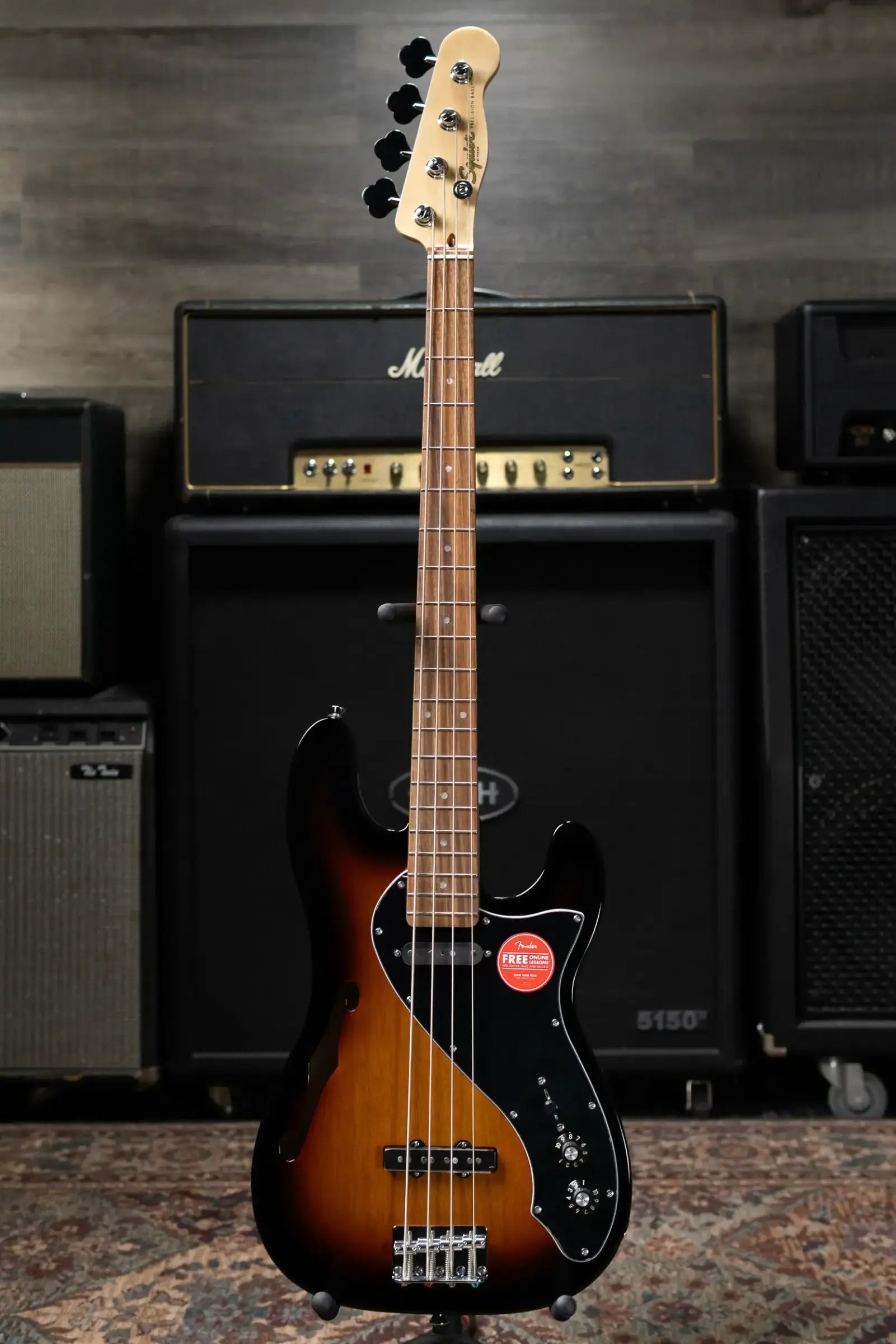 Squier Paranormal Precision Bass Thinline SJ - 3-Color Sunburst