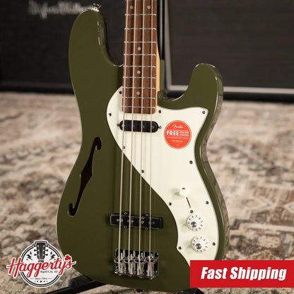 Squier Paranormal Precision Bass Thinline SJ - Olive