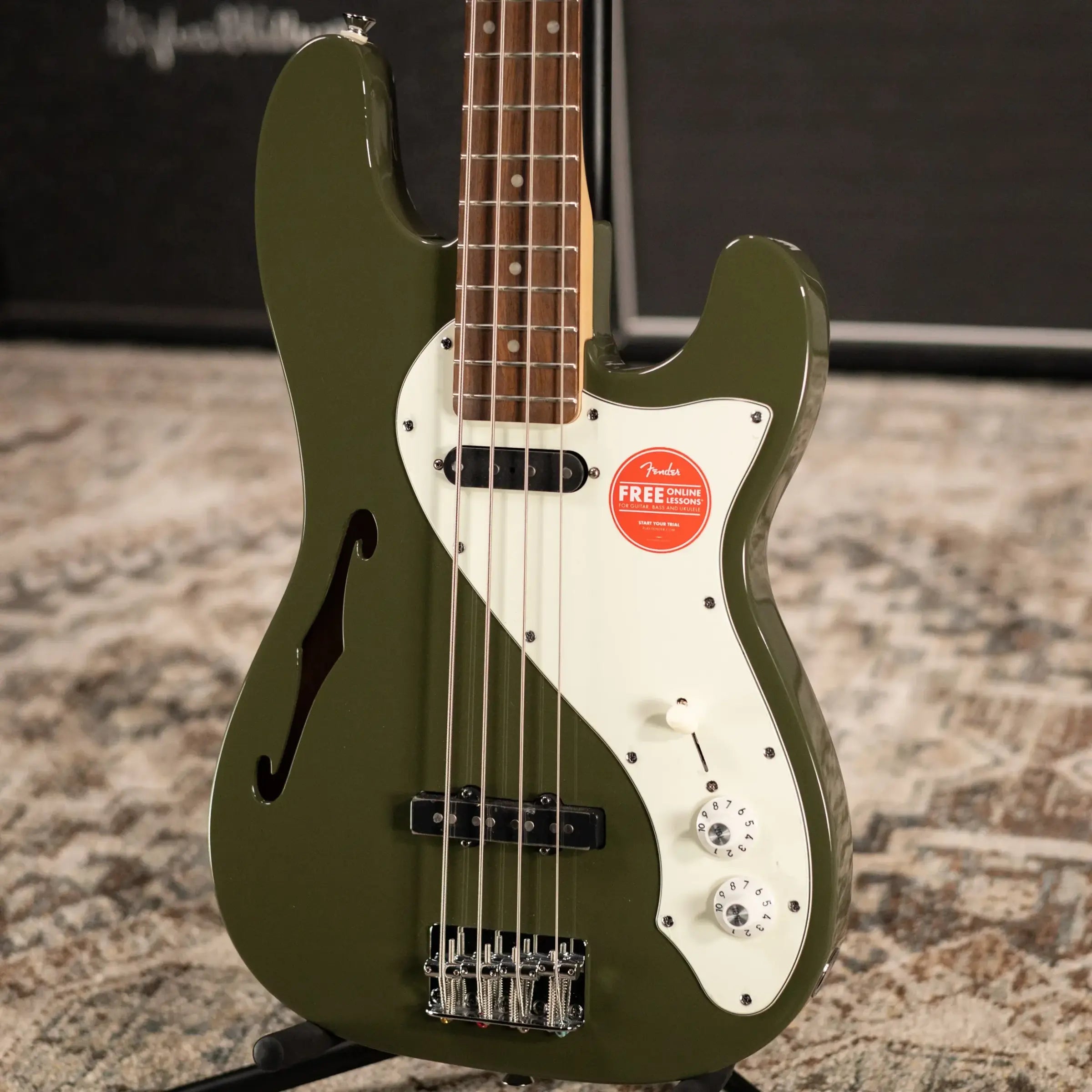 Squier Paranormal Precision Bass Thinline SJ - Olive