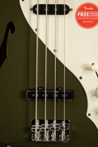 Squier Paranormal Precision Bass Thinline SJ - Olive