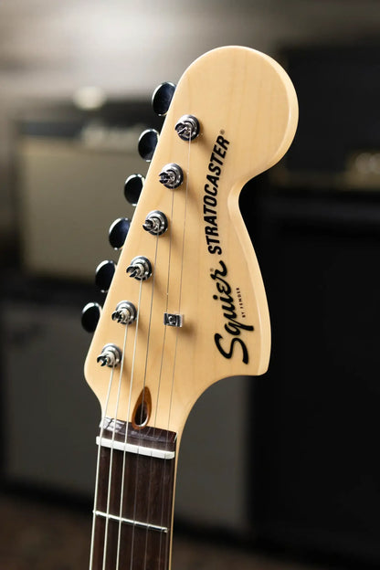 Squier Paranormal Stratocaster Deluxe Electric Guitar - Vintage White