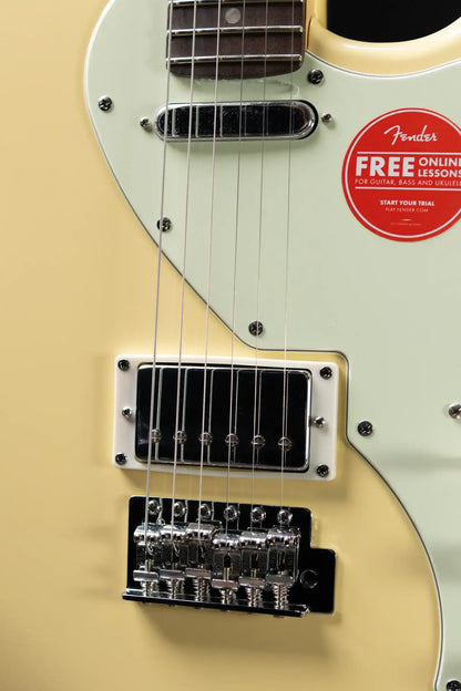 Squier Paranormal Stratocaster Deluxe Electric Guitar - Vintage White