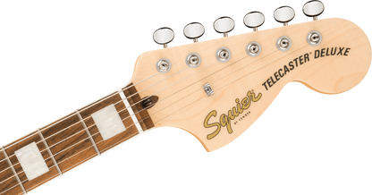 Squier Paranormal Troublemaker Telecaster Deluxe Bigsby Electric Guitar - Black