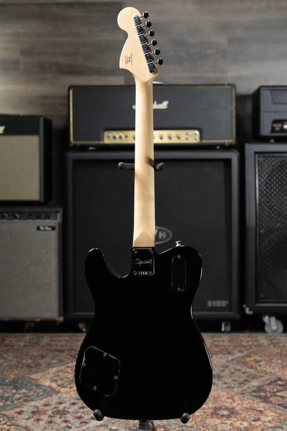 Squier Paranormal Troublemaker Telecaster Deluxe Bigsby Electric Guitar - Black