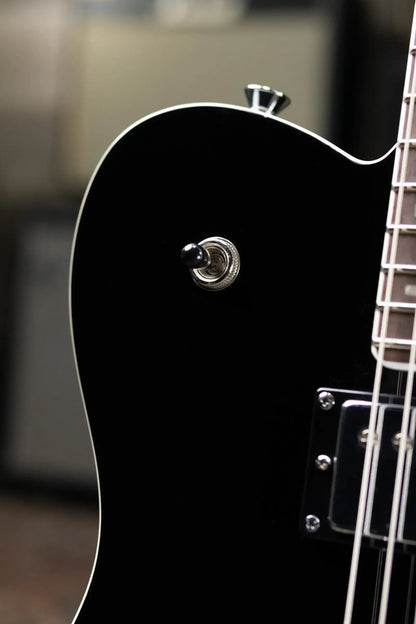 Squier Paranormal Troublemaker Telecaster Deluxe Bigsby Electric Guitar - Black