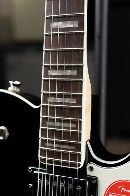 Squier Paranormal Troublemaker Telecaster Deluxe Bigsby Electric Guitar - Black