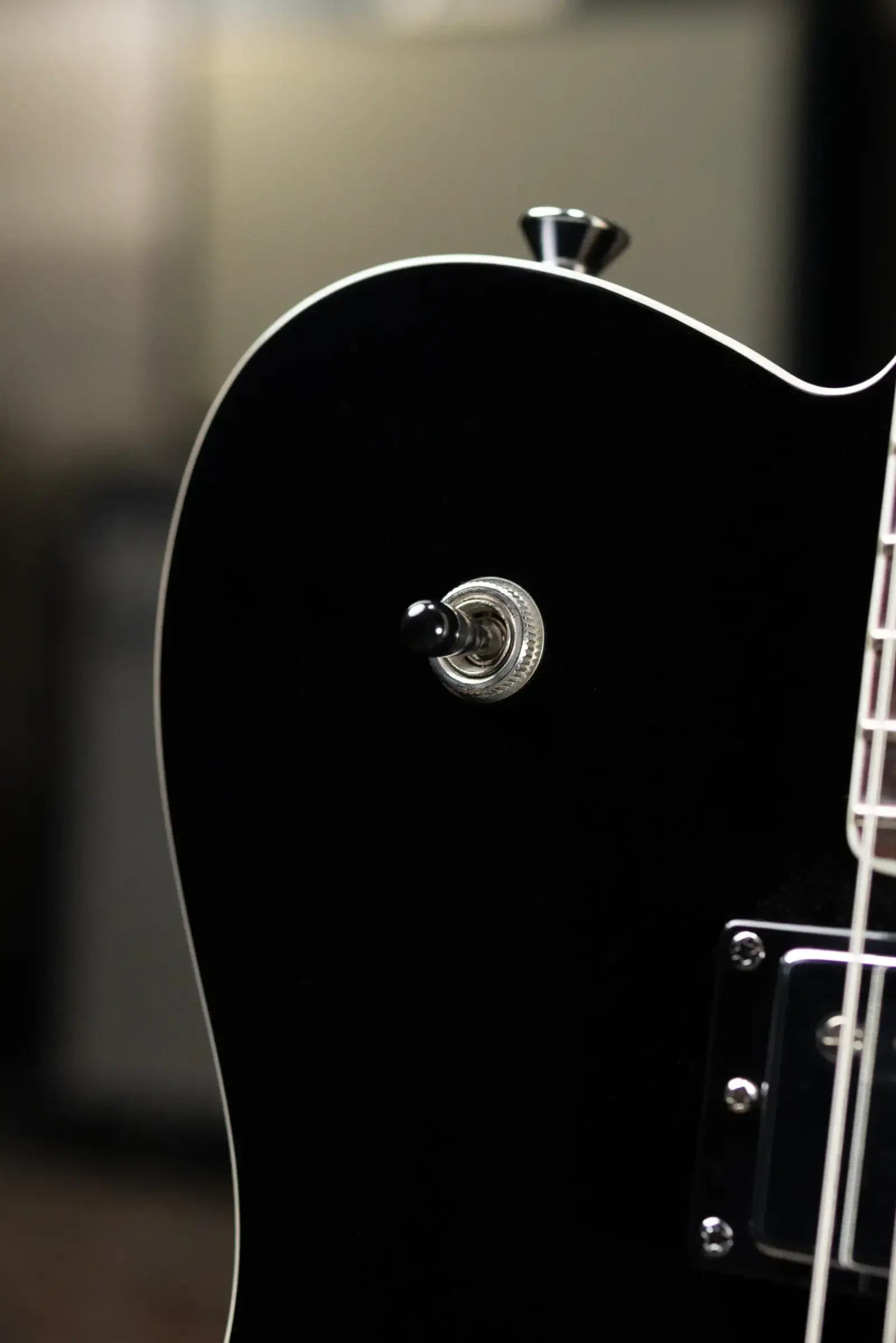 Squier Paranormal Troublemaker Telecaster Deluxe Bigsby Electric Guitar - Black