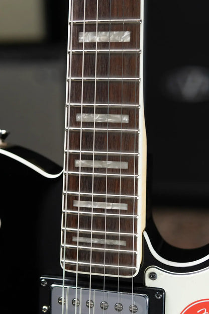 Squier Paranormal Troublemaker Telecaster Deluxe Bigsby Electric Guitar - Black