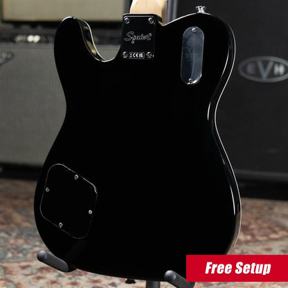 Squier Paranormal Troublemaker Telecaster Deluxe Bigsby Electric Guitar - Black