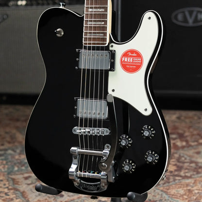 Squier Paranormal Troublemaker Telecaster Deluxe Bigsby Electric Guitar - Black