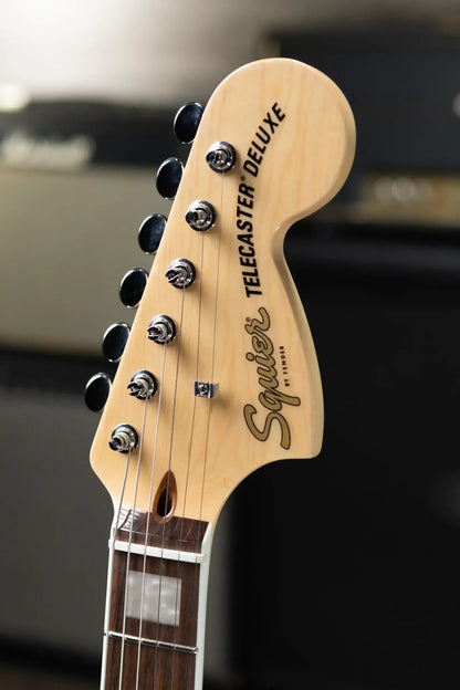 Squier Paranormal Troublemaker Telecaster Deluxe Bigsby Electric Guitar - Black