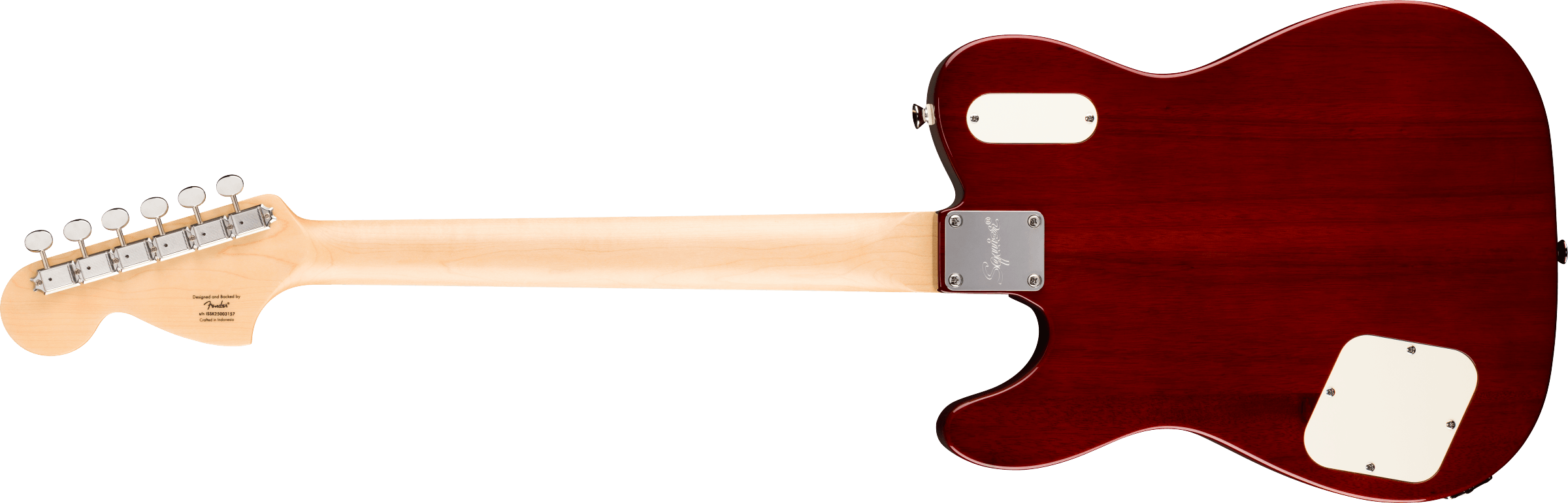 Squier Paranormal Troublemaker Telecaster Deluxe Bigsby Electric Guitar - Honey Sunburst