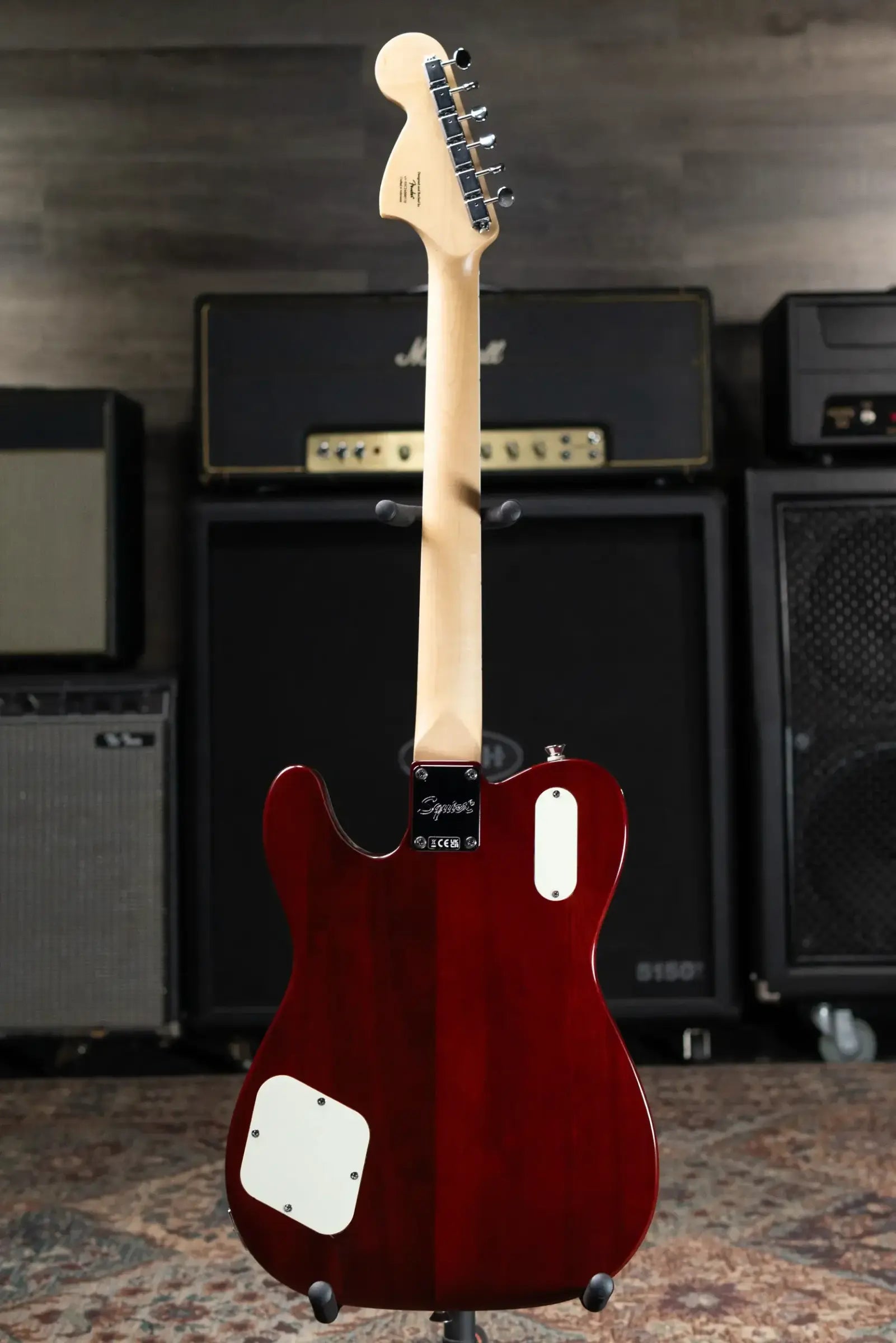 Squier Paranormal Troublemaker Telecaster Deluxe Bigsby Electric Guitar - Honey Sunburst