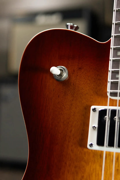 Squier Paranormal Troublemaker Telecaster Deluxe Bigsby Electric Guitar - Honey Sunburst