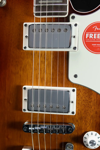 Squier Paranormal Troublemaker Telecaster Deluxe Bigsby Electric Guitar - Honey Sunburst