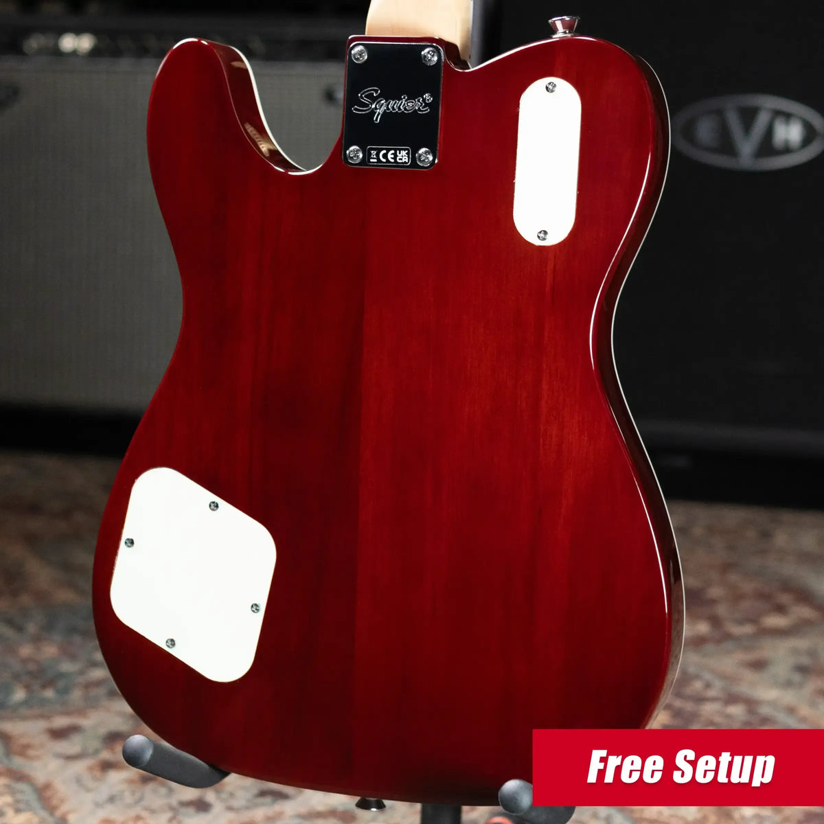 Squier Paranormal Troublemaker Telecaster Deluxe Bigsby Electric Guitar - Honey Sunburst