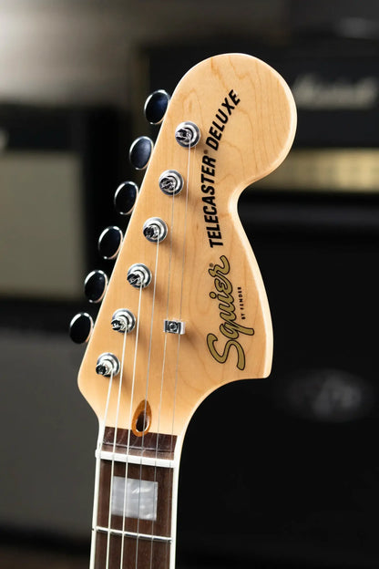 Squier Paranormal Troublemaker Telecaster Deluxe Bigsby Electric Guitar - Honey Sunburst