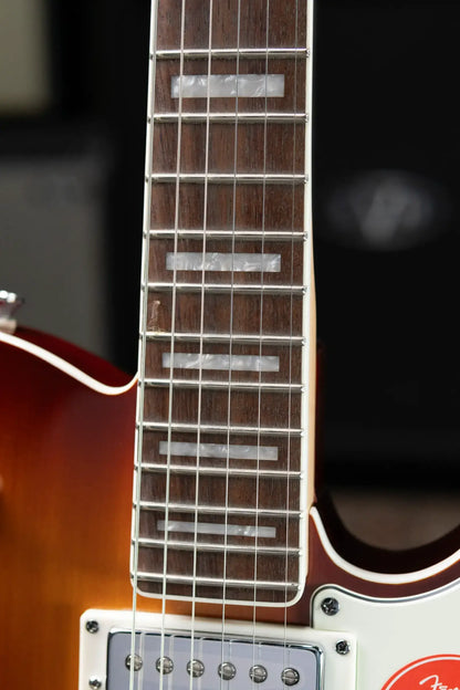 Squier Paranormal Troublemaker Telecaster Deluxe Bigsby Electric Guitar - Honey Sunburst