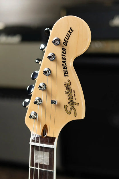 Squier Paranormal Troublemaker Telecaster Deluxe Bigsby Electric Guitar - Honey Sunburst