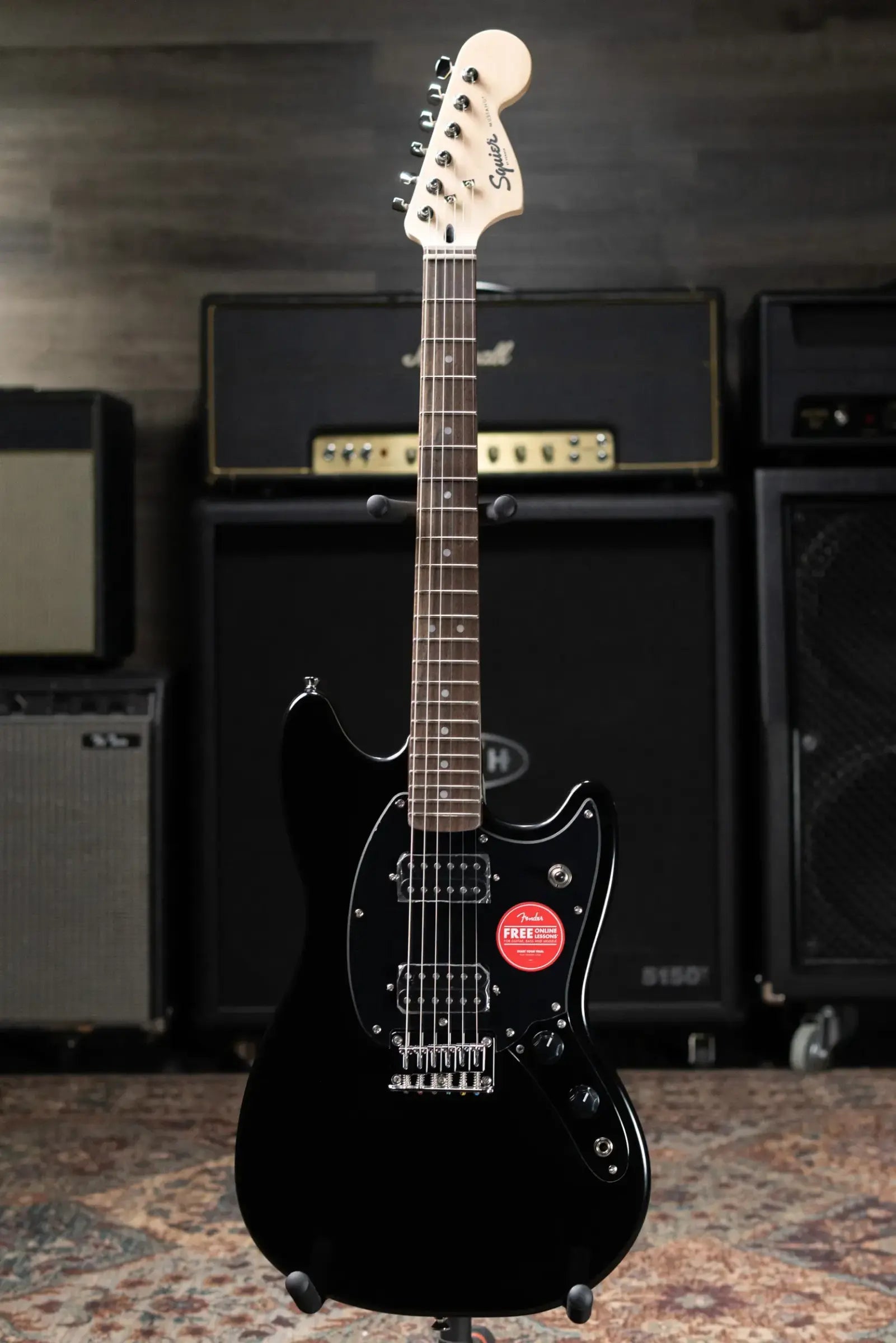 Squier Sonic Mustang HH Electric Guitar - Black