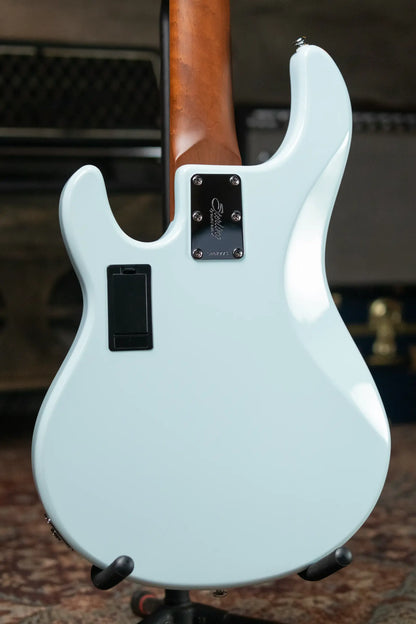 (RTO)Sterling by Music Man StingRay35 HH Bass Guitar - Daphne Blue with Gig Bag - Used
