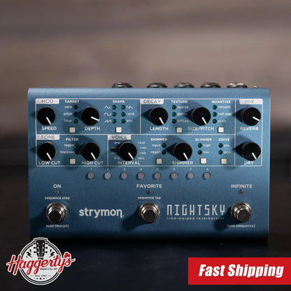 Strymon Nightsky Time-Warped Reverberator Effect Pedal - Used