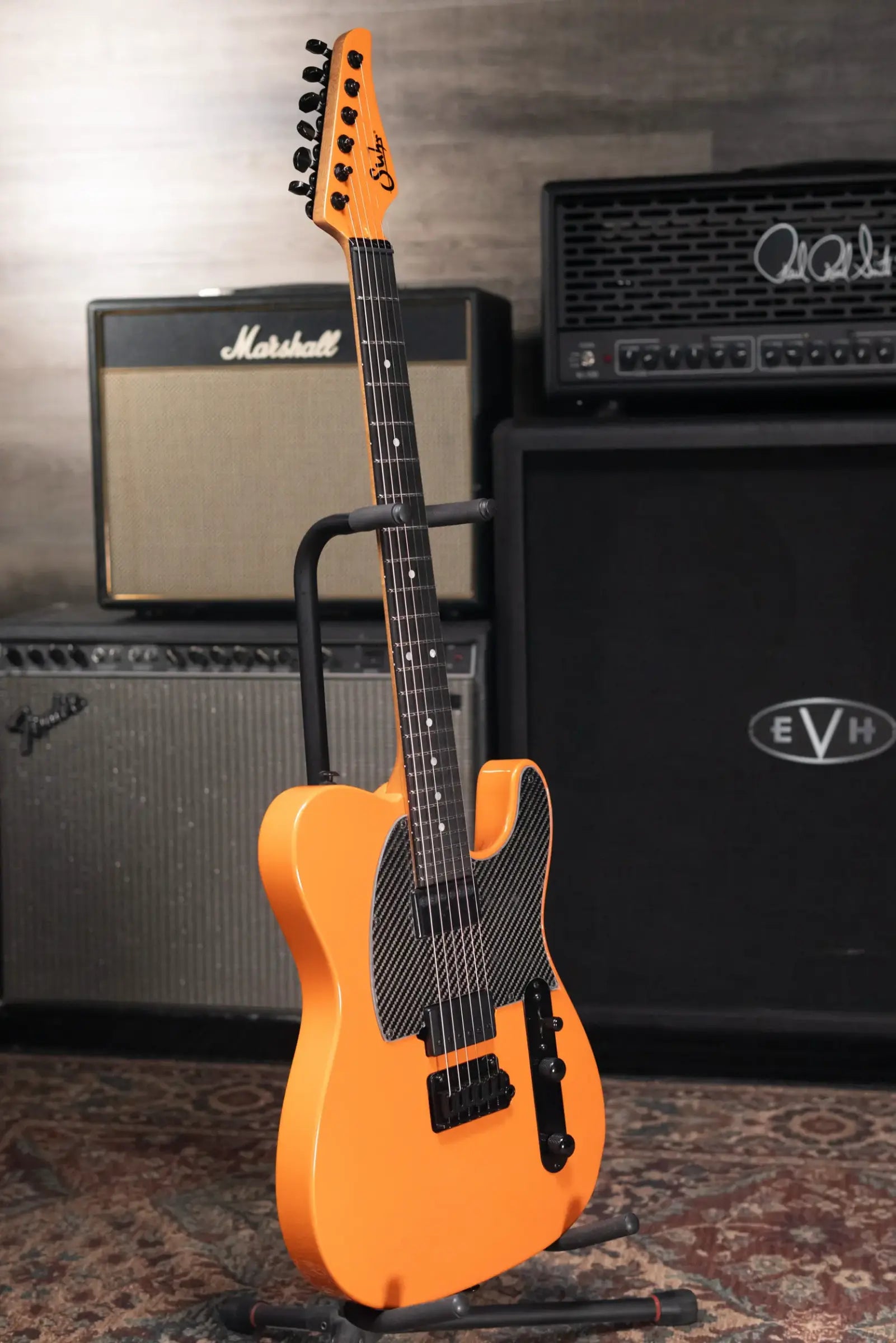 Suhr Andy Wood 10th Anniversary Signature Modern T Electric Guitar - Arancio Orange with Gig Bag