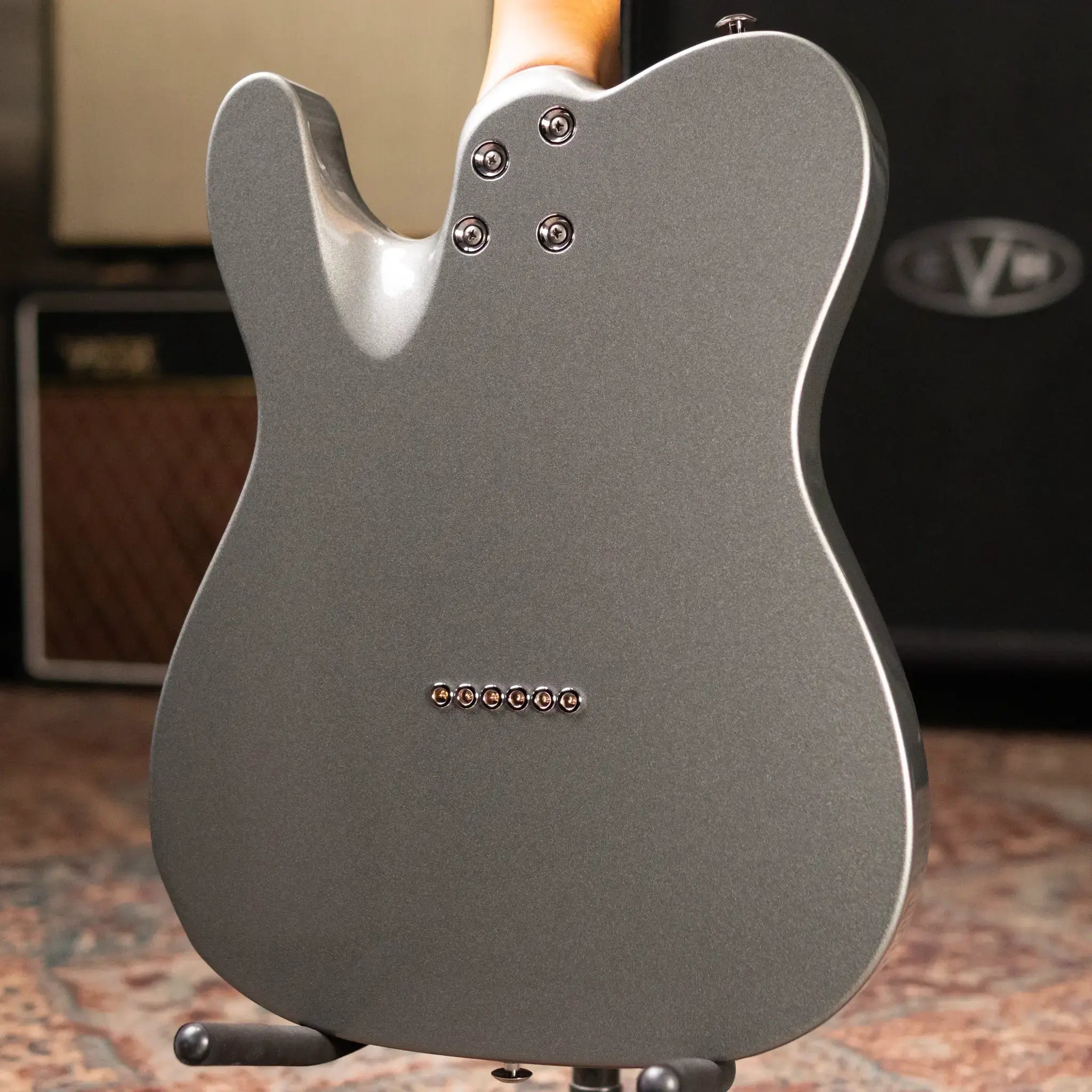 Suhr Andy Wood Signature Series Modern T Electric Guitars - AW Silver with Hardshell Case