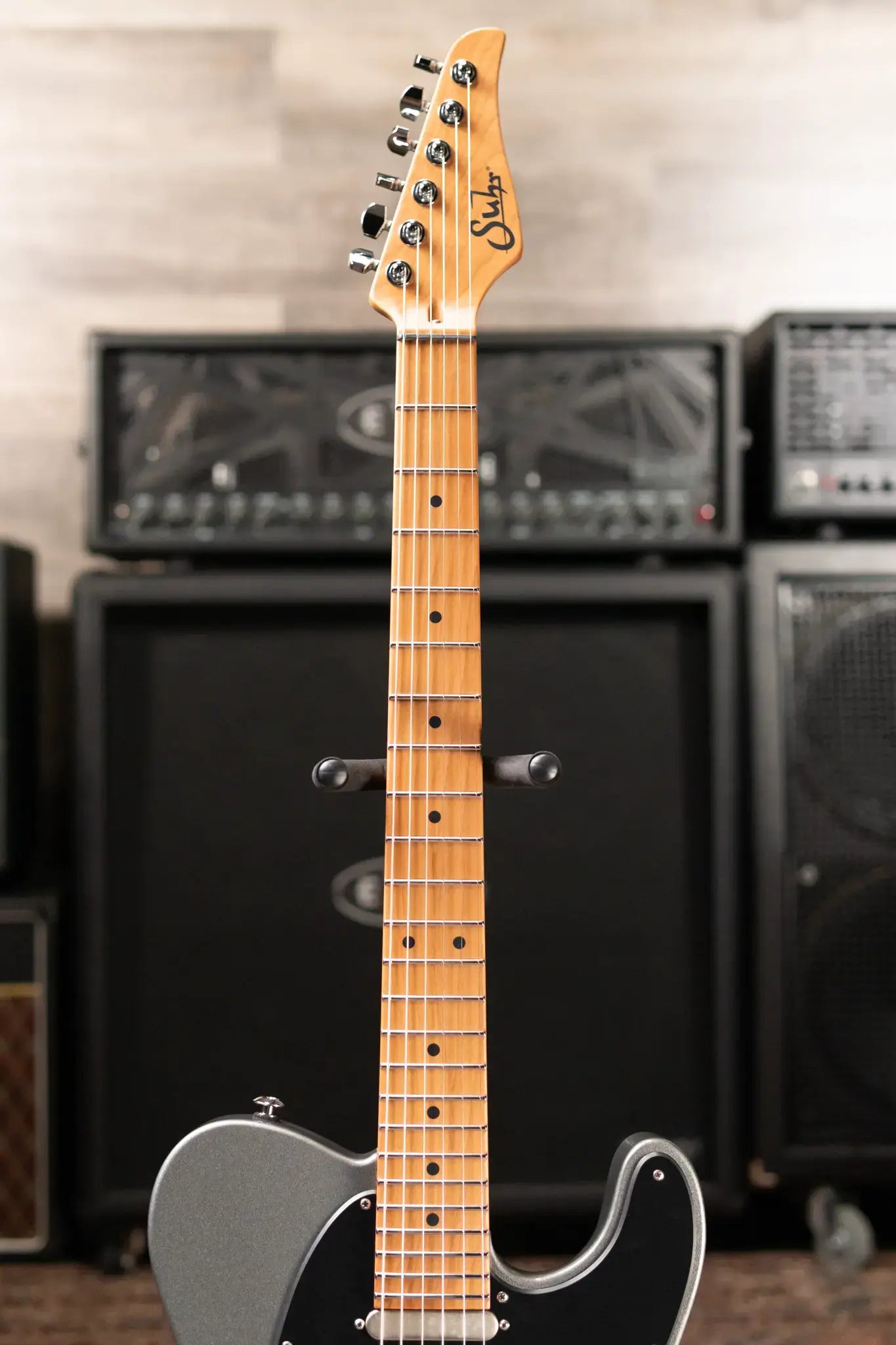 Suhr Andy Wood Signature Series Modern T Electric Guitars - AW Silver with Hardshell Case