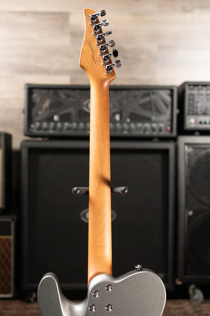 Suhr Andy Wood Signature Series Modern T Electric Guitars - AW Silver with Hardshell Case