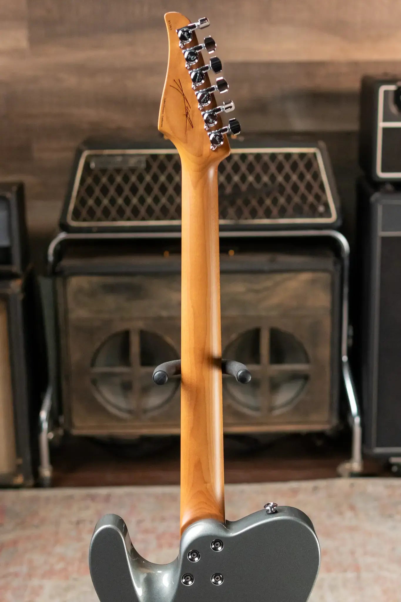 Suhr Andy Wood Signature Series Modern T Electric Guitar - Andy Wood Silver with Hardshell Case