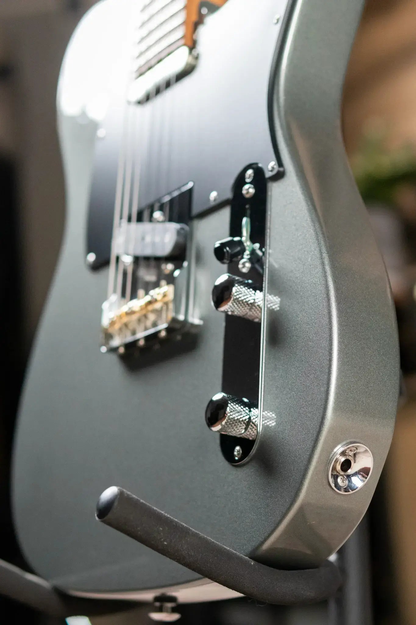 Suhr Andy Wood Signature Series Modern T Electric Guitar - Andy Wood Silver with Hardshell Case