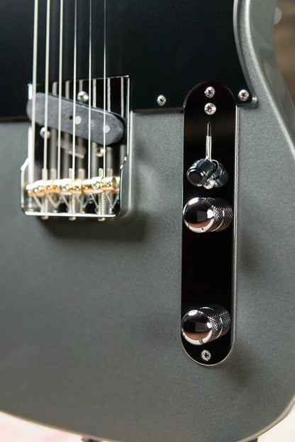Suhr Andy Wood Signature Series Modern T Electric Guitar - Andy Wood Silver with Hardshell Case