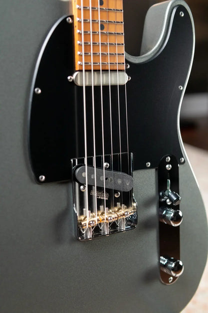 Suhr Andy Wood Signature Series Modern T Electric Guitar - Andy Wood Silver with Hardshell Case