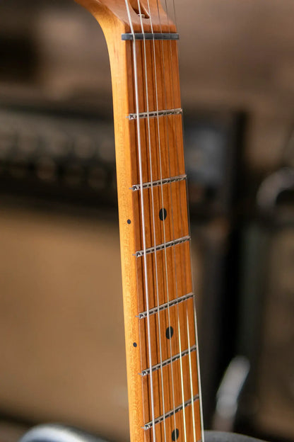 Suhr Andy Wood Signature Series Modern T Electric Guitar - Andy Wood Silver with Hardshell Case