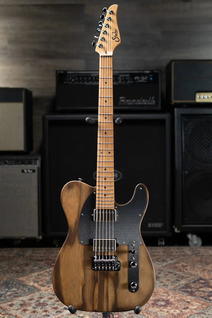 Suhr Andy Wood Signature Series Modern T HH Electric Guitar - Whiskey Barrel with Gig Bag