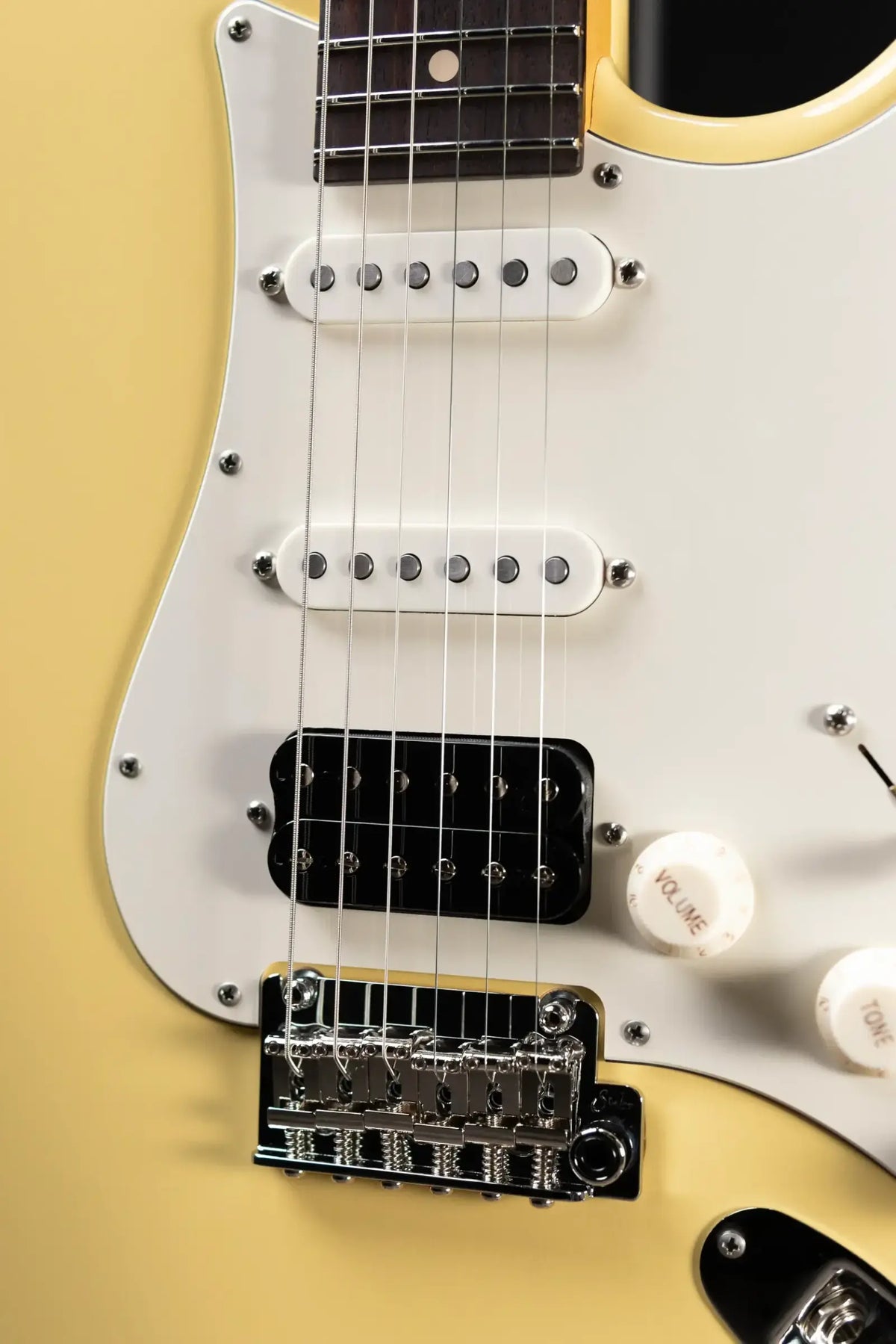 Suhr Classic S Antique Electric Guitar - Vintage Yellow with Gig Bag