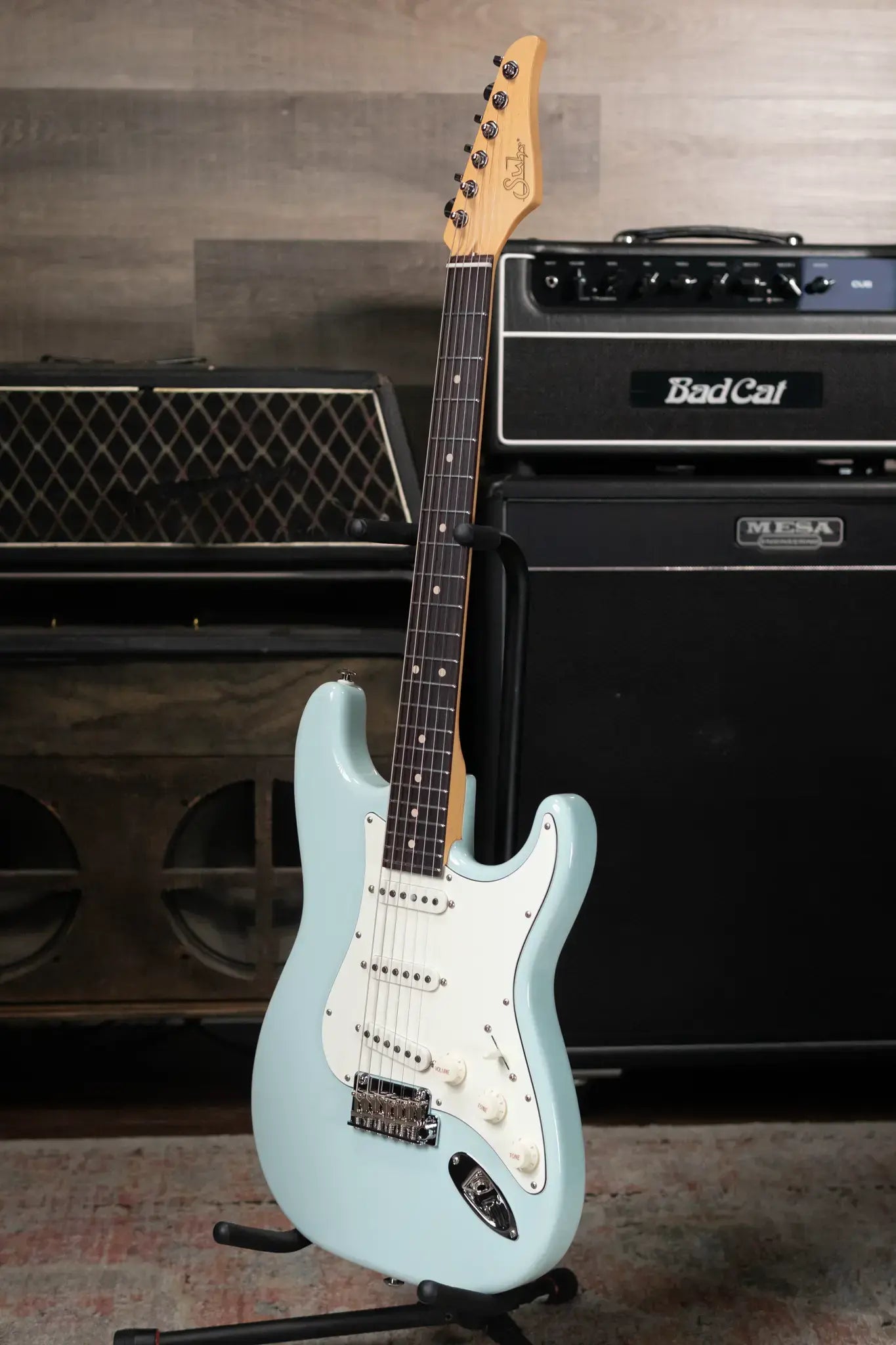 Suhr Classic S Electric Guitar - Sonic Blue with Gig Bag