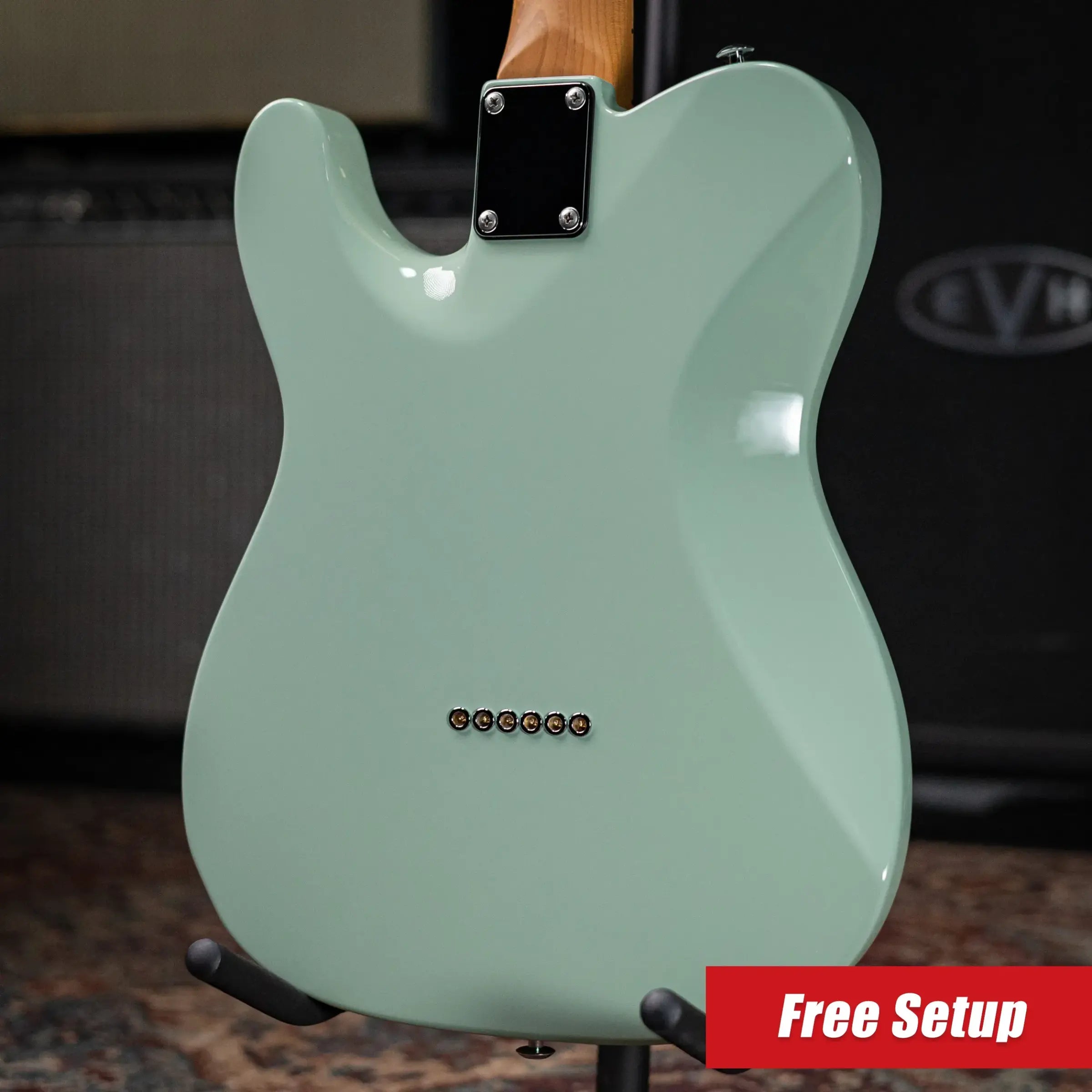 Suhr Classic T Roasted Pine Limited Edition Electric Guitar - Sage Green with Softshell Case