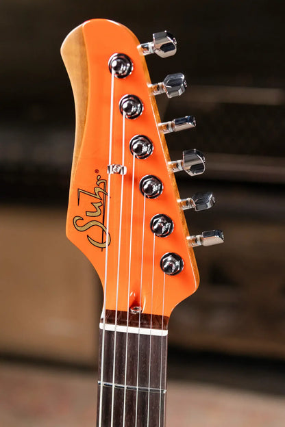 Suhr Custom Shop Classic S Antique Electric Guitar - Fiesta Orange with Hardshell Case