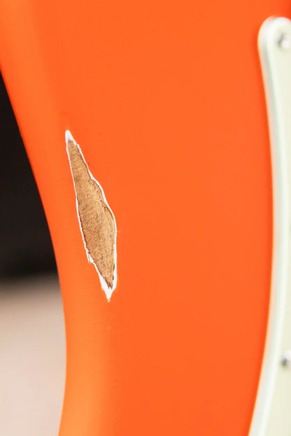 Suhr Custom Shop Classic S Antique Electric Guitar - Fiesta Orange with Hardshell Case