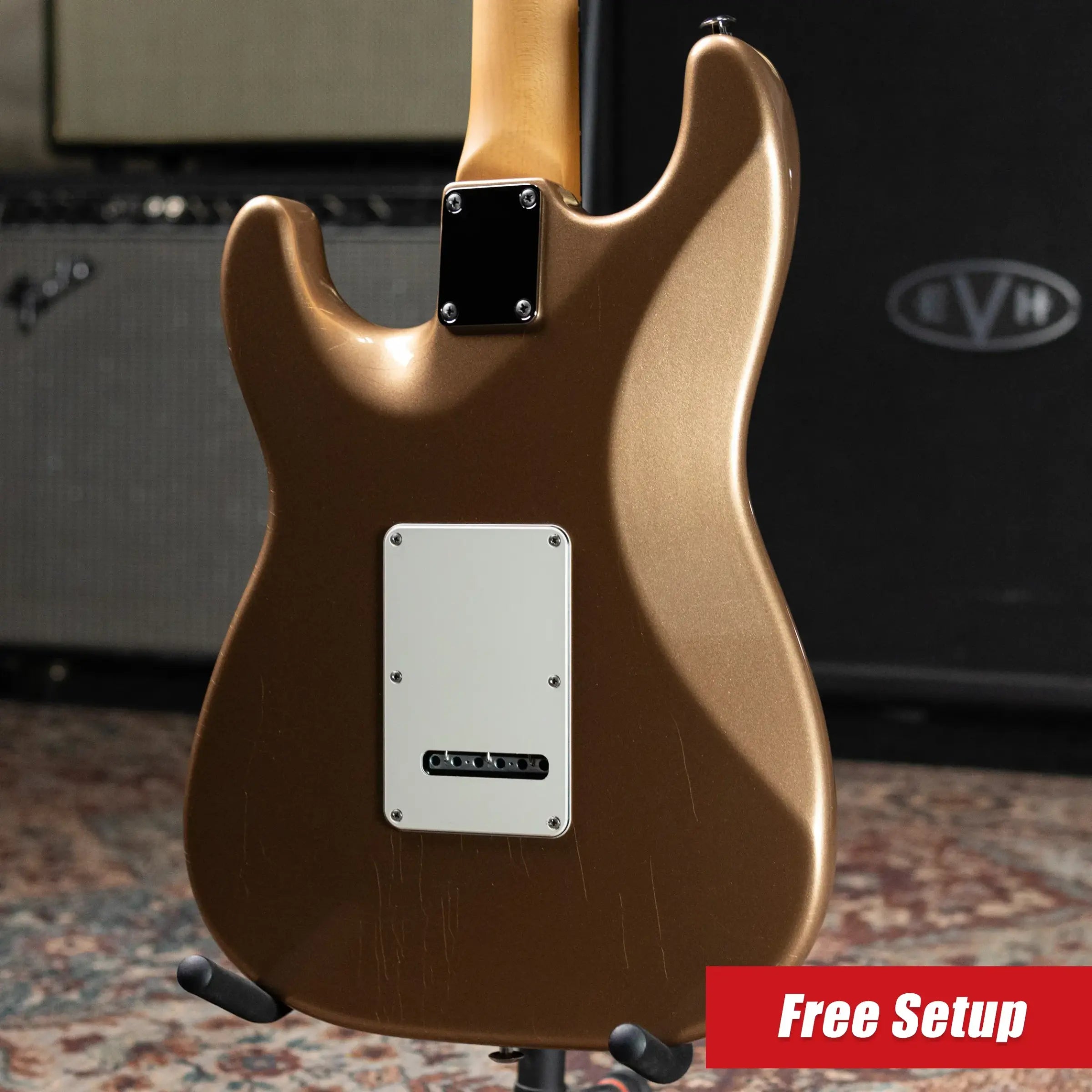 Suhr Custom Shop Classic S Antique Electric Guitar - Firemist Gold with Gig Bag