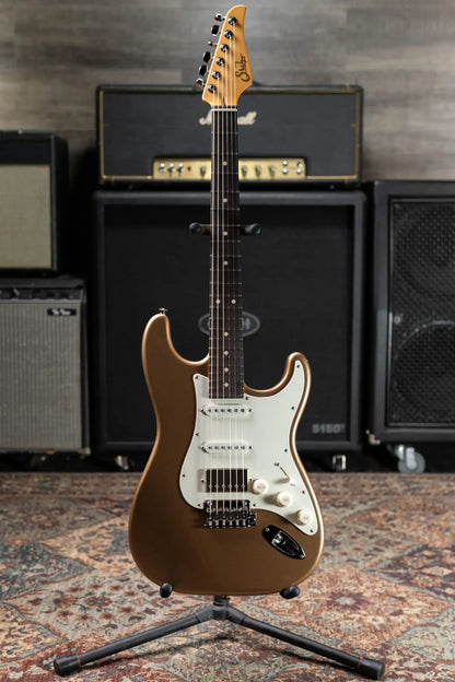 Suhr Custom Shop Classic S Antique Electric Guitar - Firemist Gold with Gig Bag