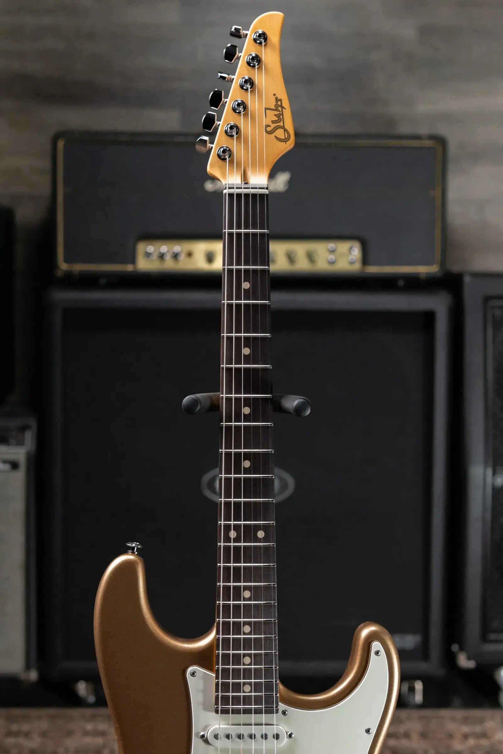 Suhr Custom Shop Classic S Antique Electric Guitar - Firemist Gold with Gig Bag
