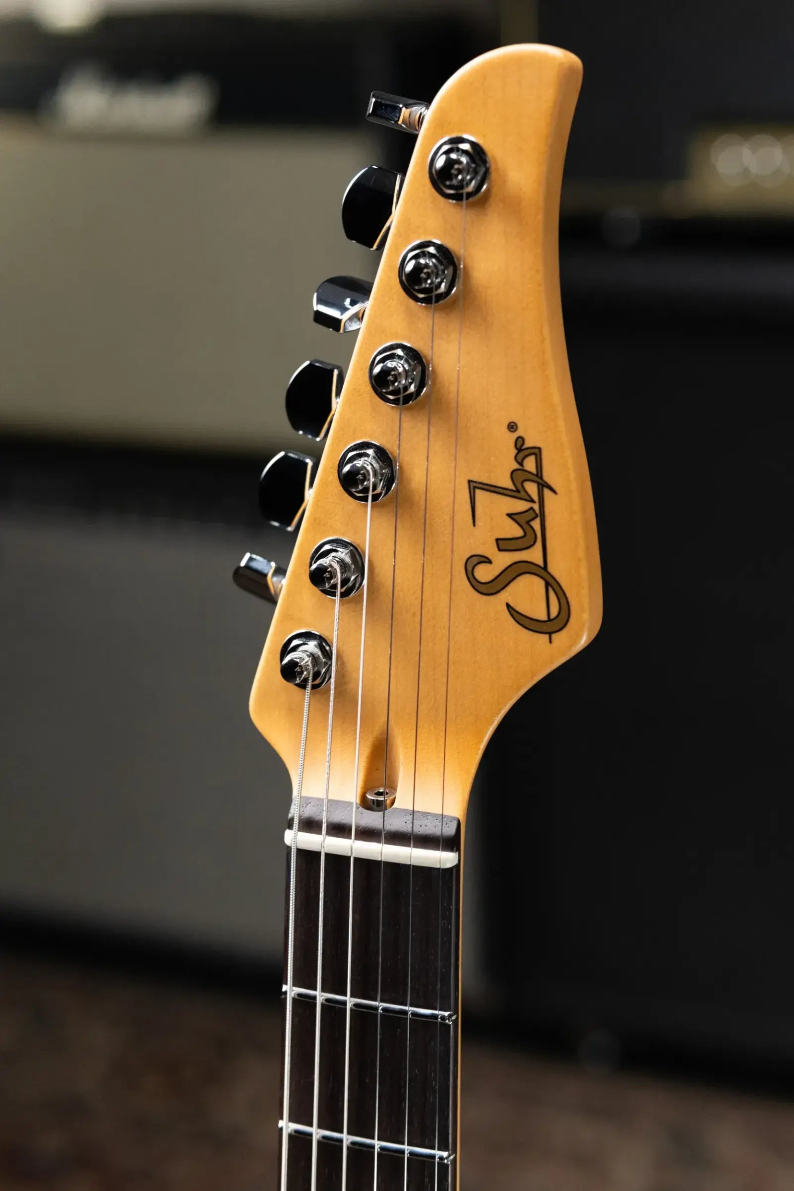 Suhr Custom Shop Classic S Antique Electric Guitar - Firemist Gold with Gig Bag