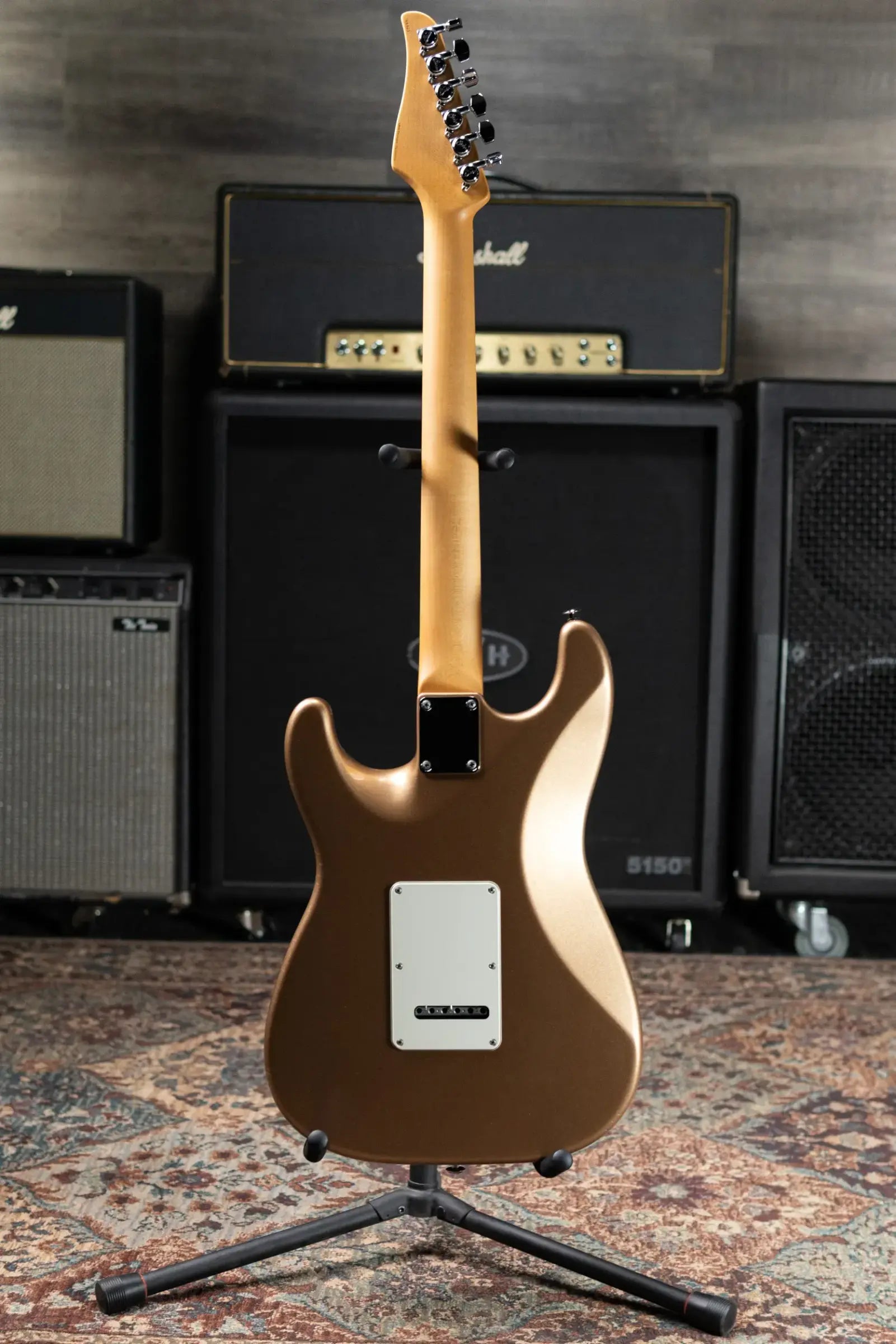 Suhr Custom Shop Classic S Antique Electric Guitar - Firemist Gold with Gig Bag