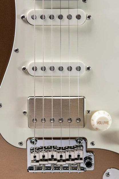 Suhr Custom Shop Classic S Antique Electric Guitar - Firemist Gold with Gig Bag