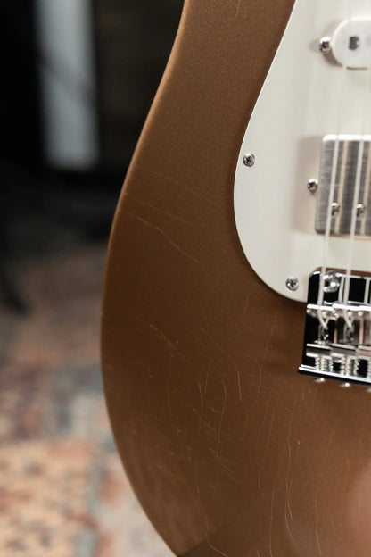 Suhr Custom Shop Classic S Antique Electric Guitar - Firemist Gold with Gig Bag